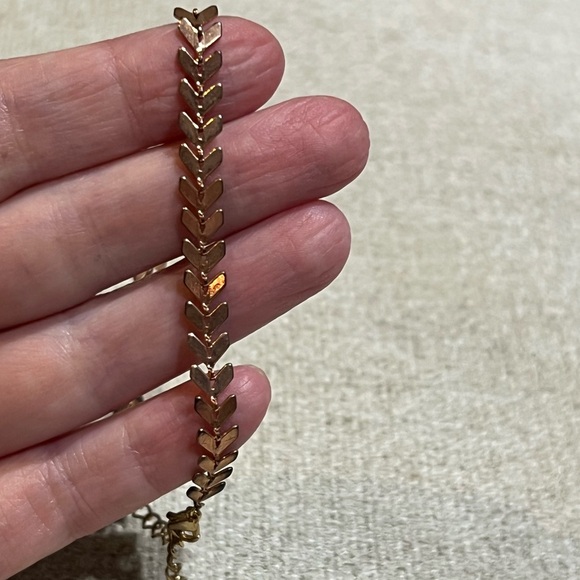 Rose Gold Arrow Bracelet - Picture 3 of 5